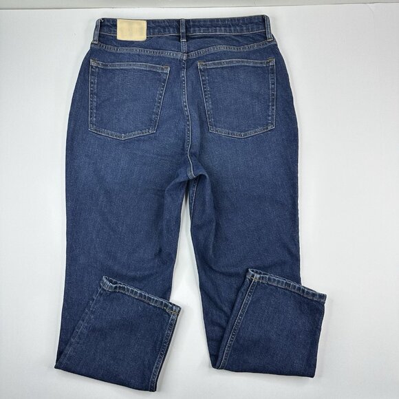 Everlane Women's Blue The Curvy Cheeky Straight Leg Designer Jean W31.25/L27 S - Picture 4 of 13